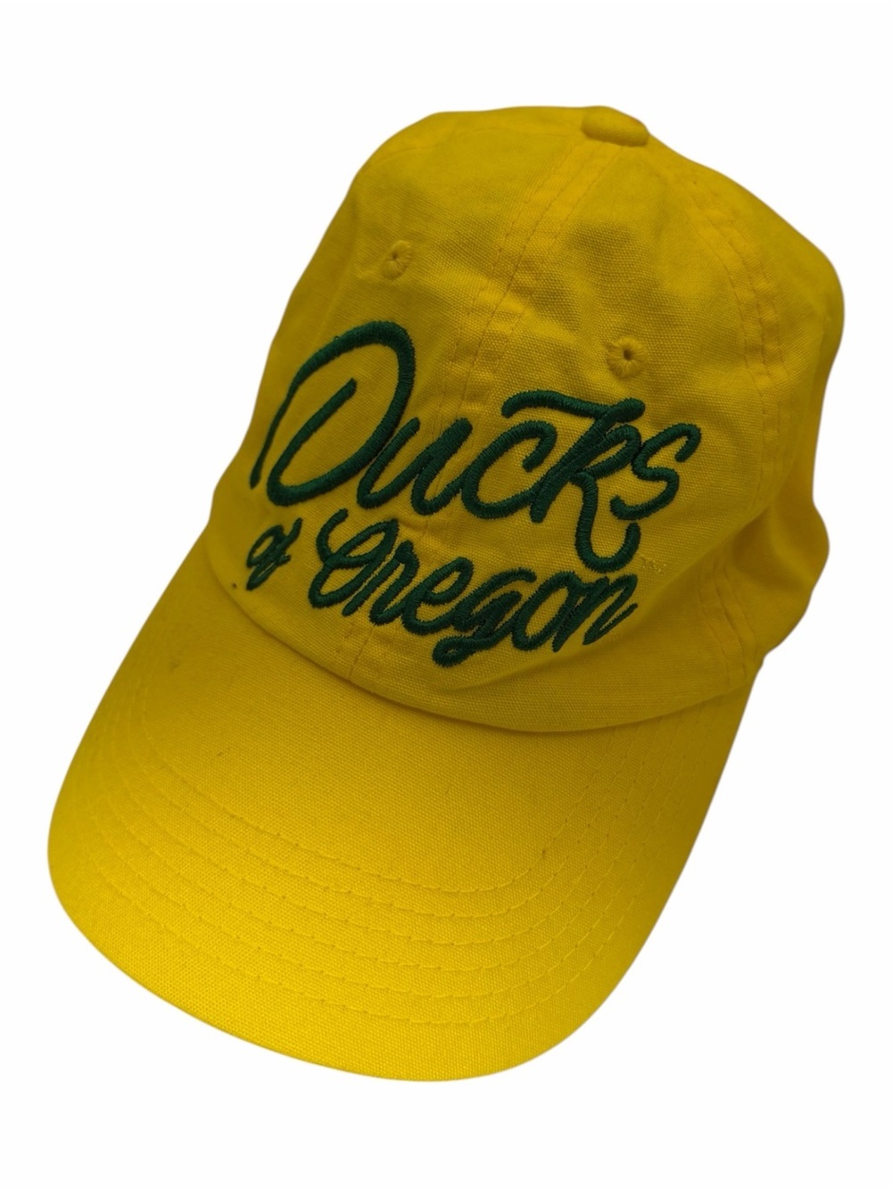 Unique NCAA Ducks of Oregon Yellow Womens Baseball Cap University of Oregon OS